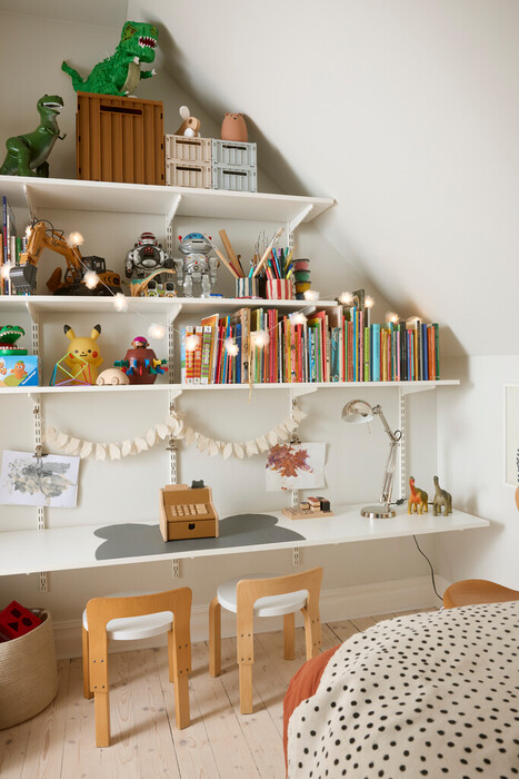 Väggskena Vit 316 mm Elfa